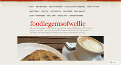 Desktop Screenshot of foodiegemsofwellie.com