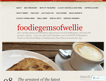 Tablet Screenshot of foodiegemsofwellie.com